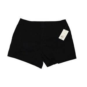 NWT A New Day Black Chino Shorts Women's Size 8 Recycled Blend Pockets Stretch